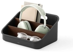 Черен органайзер за козметика за баня от рециклирана пластмаса Bellwood – Umbra