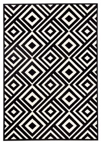 Черно-бял килим , 160 x 230 cm Art - Zala Living