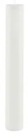 Бяла дълга свещ Ego Dekor Цилиндър , време на горене 28 h Pure - Ego Dekor