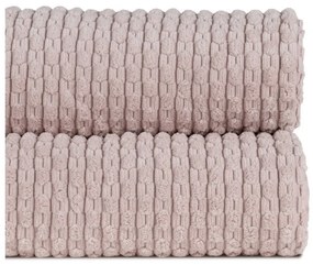 Розово капитонирано покривало за легло 230x260 cm – Ixia