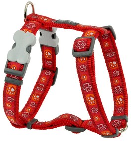 Каишка за Куче Red Dingo Style Червен 25-39 cm