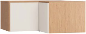 Гардероб Ъгъл Гардероб лофт Simple-Natural - White