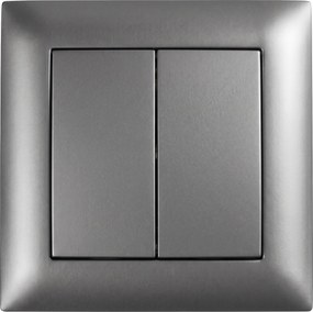 Двоен Ключ с Рамка OSTE JNH007-W GREY