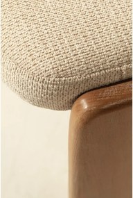 Кремави тапицирани трапезни столове в комплект 2 бр. Nadia – MOME