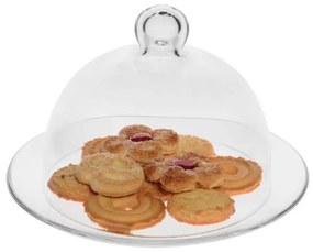 Стъклена чиния с капак комплект 21xh13,5см VIDIVI-BANQUET (67463M)