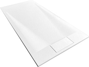 Корито за душ кабина Rea Bazalt White 80x120
