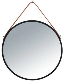 WENKO 24424100 - Огледало BORRONE 40x40 cm черно/сребристо