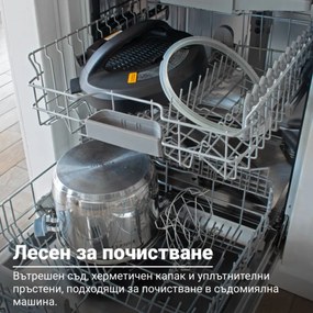 Разопакован: Мултикукър Instant Pot PRO 6 112016701, 1200W, 5.7 л, 28 програми, 11 Системи за безопасност, Черен