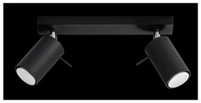 Черен прожектор 8x30 cm Etna – Sollux