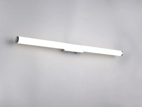 LED стенна лампа в лъскаво сребристо Mattimo – Trio