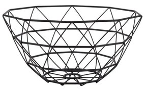 Черна купа за плодове Diamond, ⌀ 30 cm Diamond Cut - PT LIVING