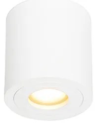 Модерен кръгъл прожектор за баня бял - Capa