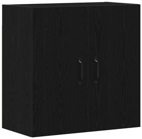 862113 vidaXL Стенен шкаф, черен дъб, 60x31x60 см, инженерно дърво
