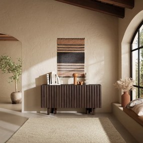 Кафяв скрин от масивно манго 160x80x40 cm Tamira – MOME