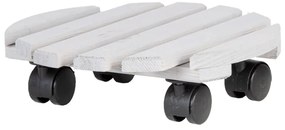 Дървена подвижна стойка за саксии ø 29 cm (височина 8 cm) Indoor &amp; Outdoor – Esschert Design