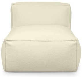 Кремав пуф от букле Mass Open Modul 90 – SLOWDOWN