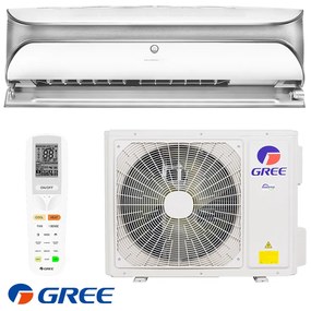 Инверторен климатик Gree Soyal II GWH18AKCXF-K6DNA1A, 18000 BTU, 37 м2, А++, Wi-Fi, R-32, Бял/сив