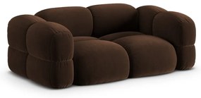 Тъмнокафяв кадифен диван 210 cm Loretto – Cosmopolitan Design