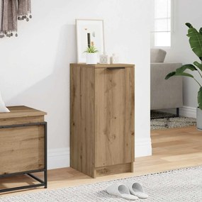 856988 vidaXL Шкаф за обувки, дъб артизан, 29,5x35x70 см, инженерно дърво