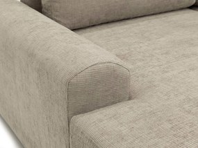 Ъглов диван Bella L-Бежов-Десен