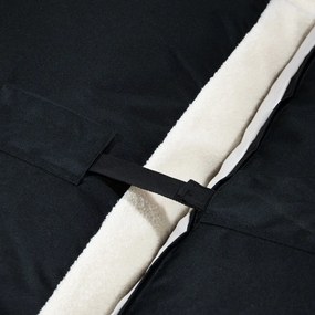 Кафяв пуф от букле Mass Open Modul 90 – SLOWDOWN