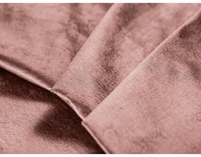 Розов кадифен разтегателен диван Luca - Milo Casa