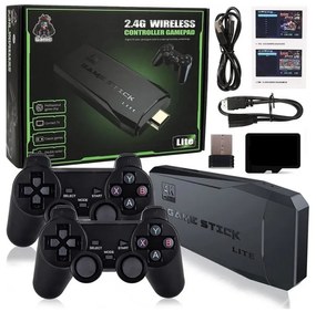 Винтидж гейминг платформа с 2 безкабелни джойстика MD Games 2024