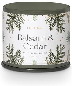 Ароматна свещ от соев восък с време на горене 50 часа Balsam &amp; Cedar – ILLUME x Bloomingville