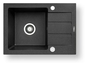 Pyramis 70165701 - Кухненска мивка NEXT 62x44 см гранит/черна