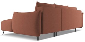 Розов ъглов диван (десен ъгъл) Malie – Makamii