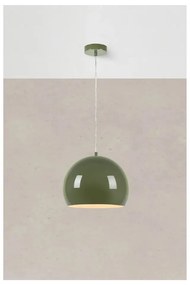 Зелено висящо осветително тяло с метален абажур ø 28 cm Pop – Markslöjd