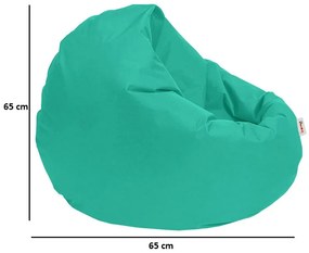 Градински пуф Iyzi 100 Cushion Pouf, цвят Тюркоаз