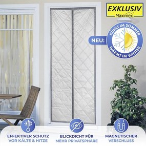 Термозавеса за врата в сиво-сребристо 80x200 cm - Maximex