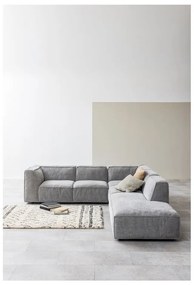 Светлосив диван с отворен модул, ляв ъгъл Fairfield - Bonami Selection