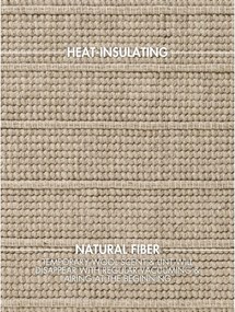 Бежова ръчно изработена вълнена пътека 80x250 cm Camden Parker – Ted Baker