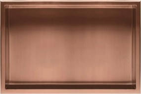 Вграден рафт за баня  30x60 brush copper