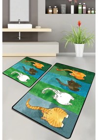 Килими за баня в комплект от 2 бр. 60x100 cm Gatto Carino – Foutastic