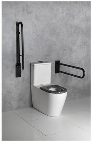 Стенен парапет за баня от неръждаема стомана 83 cm Handicap U – Sapho