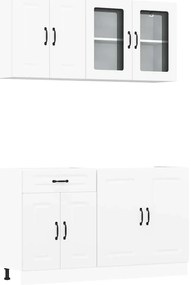 3314851 vidaXL Комплект кухненски шкафове от 4 части Kalmar, инженерно дърво