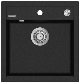 Concept DG00C50BC - Кухненска мивка CUBIS 49x51 см гранит/черна