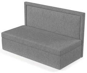 Сиво тапицирано единично легло 80x200 cm Scala – Maison de Rêve