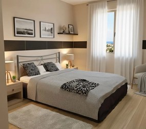 Легло Pier-90x200-Silver Σφυρίλατο-Χωρίς ποδαρικό