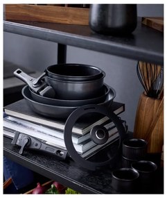 Алуминиев комплект тенджери с подвижна дръжка 2 бр. с незалепващо покритие ø 28 cm – Holm