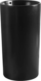 Mexen Nerda свободно стояща мивка 46 x 46 cm, черен мат - 26084670