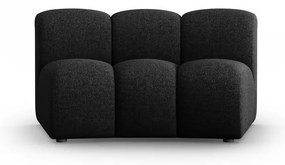 Черно-антрацитен модулен диван (среден модул) Lupine – Micadoni Home