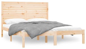 3104608 vidaXL Рамка за легло, дърво масив, 140х200 см