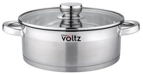 Тенджера Oliver Voltz OV51210Q20, 2 л, 20 x 7 см, Плитка, Индукция, Дебело дъно, Инокс
