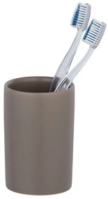 Кафява керамична чаша за четки за зъби Polaris - Wenko