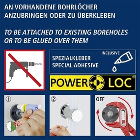 Прозрачен самоносещ рафт за баня - Wenko