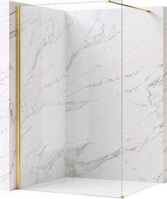 Параван за душ Rea Flexi Transparent / Gold 100